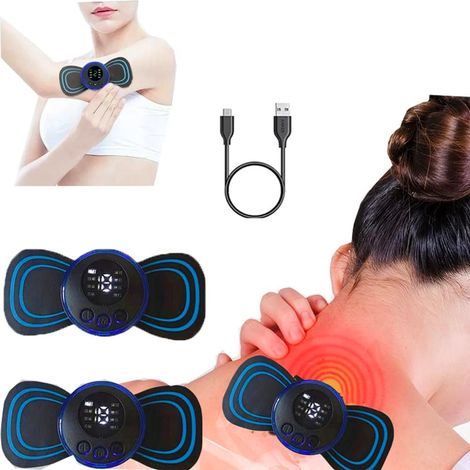 Électrique Masseur d'épaule Cervical, Coussins de nuque massants, Masseur De Cou EMS, entraîneur abdominal, tissus profonds du dos, des épaules, des jambes électrostimulateur 2 Pcs (1/5)