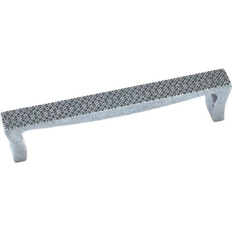 Poignée en zamak Arcade - entraxe 128 mm - finition noir mat vieilli - METAKOR