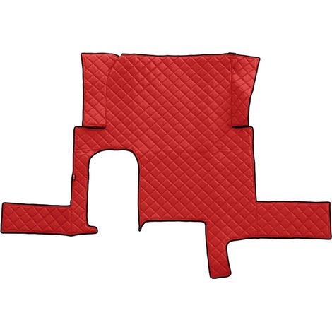 Tappeto centrale in Skeentex - Rosso - compatibile per Man TGX (09/0712/16) automatico, 1 cassetto (1/2)