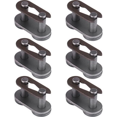 5 sets of 415 black bicycle chain master links for motorized vehicles (1/5)