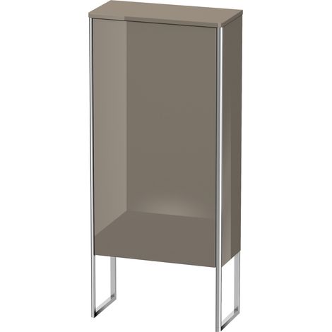 Armario Duravit XSQUARE 1121x500x236mm apertura derecha gris franela brillo