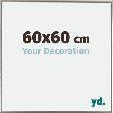 yd. - Cadre photo 60x60 - Champagne - Plastique - Evry (1/5)