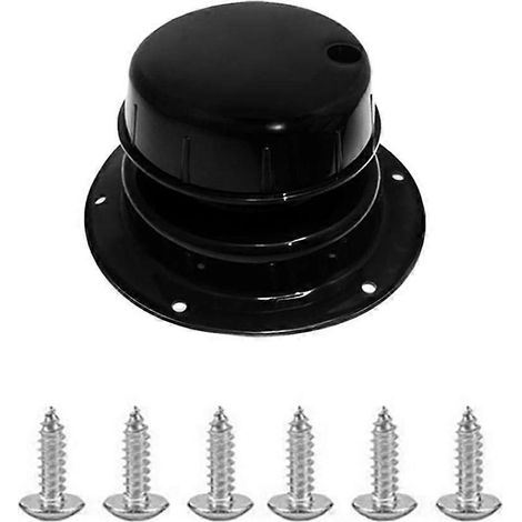 Bouchon de ventilation pour conduit de VR, bouchon de ventilation de toit de VR, couvercle de ventilation des eaux usées de toit de VR, compatible avec les conduits de 1 à 2 3/8 pouces, HJ403, noir. (1/5)
