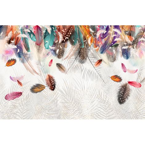 Papier peint panoramique - Plumes - 130 cm x 84 cm (1/2)