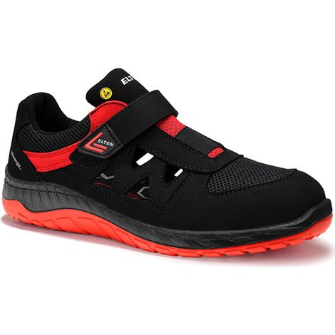 Elten ELTEN Sicherheitssandale LONNY 719301 EASY S1PS ESD Gr. 43 schwarz/rot (1/5)