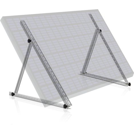 Zelsius Juego universal soporte, módulo solar, ángulo ajustable 0 a 90°  Barra soporte de 104 cm