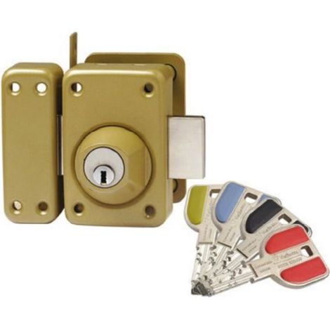 Verrou à double entrée A2P RADIALIS cylindre de 45mm 4 clés VACHETTE 27313000 (1/3)