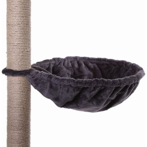 lionto Liegemulde für Kratzbäume, 40 cm Durchmesser, 15 cm Tiefe, grau