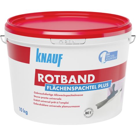 Knauf Rotband Flächenspachtel Plus 10 kg Spachtelmasse