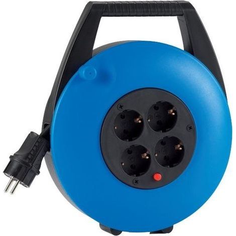 Enrollador de cable, Tipo de cable : H05 VV-F 3G1,5, Largo de cable 10 m, calidad del cable plástico (1/3)