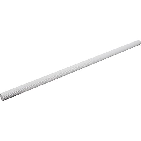 Barra 1 mt de pvc blanco para pasamanos ancianos discapacitados