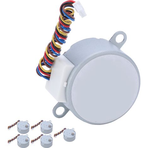 5 Stück DC 5V Schrittmotor mit Kabel, großer Torsions-Kupferspulen-Schrittmotor für Klimaanlagen (1/5)