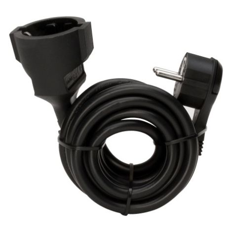 Kopp 143605083 cable de extensión eléctrico de 3 metros negro