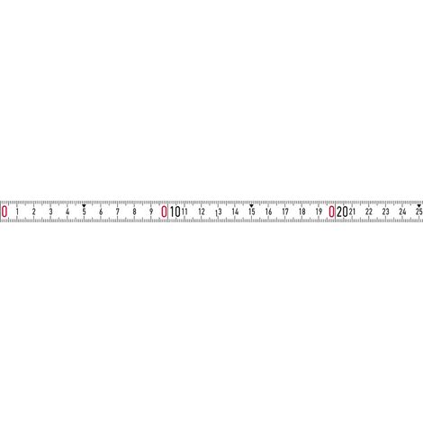 BMI 357004001LNR-SK Maßband 1 m Stahl (1/2)