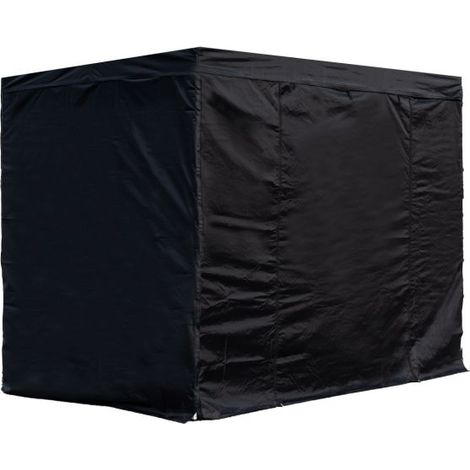 Packs Laterales Carpas Plegables - Pack 4 Laterales para Carpas 2x2 Master 3L1P - Negro