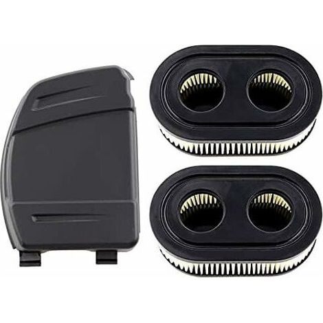 Ensemble de 2 Filtres à Air avec Couvercle de Filtre à Air pour Moteurs Briggs & Stratton 550E, 575EX, 575IS, 625EXI, 650EXI, 675EXI, 675IS, Remplace les Pièces 594106, 798339, 798452, 593260. (1/5)
