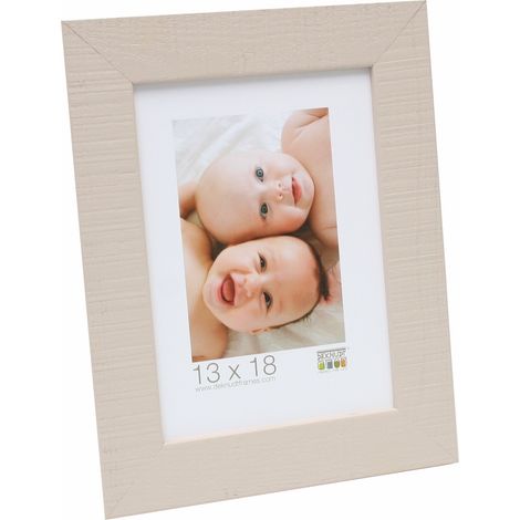 Cadre Photo Bois Brut Blanc 10 x 15 (1/2)