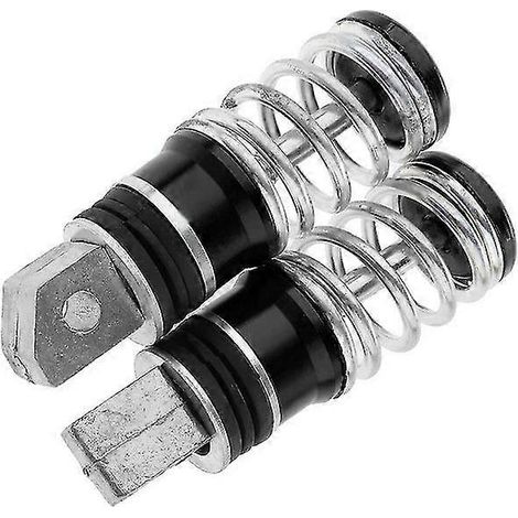 Motorrad-Soziusfußrasten mit 8-mm-Loch, Aluminium, gefedert, 113 x 31 mm, Motorradzubehör – Schwarz (1/5)