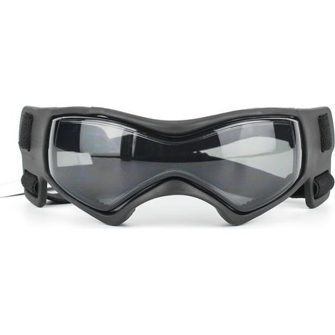 Lunettes de protection pour chien avec filtre UV, monture confortable, coloris noir taille M (1/3)