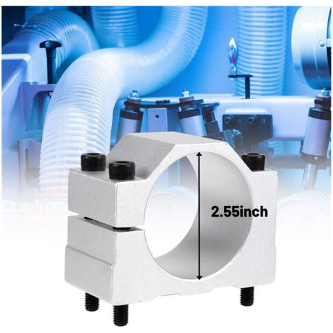 1 pièce moteur broche CNC avec 4 vis, support de pince 65mm (1/5)