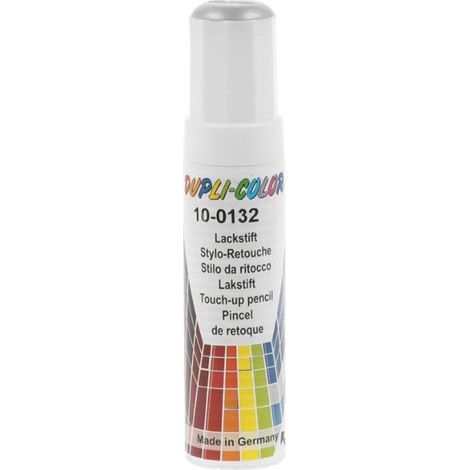 Stylo de retouche peinture pour carrosserie - Argent métallisé - 10-0132 - Duplicolor