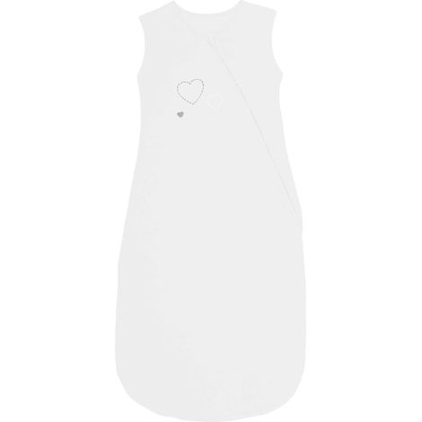 Gigoteuse bébé été jersey bio blanc 6/24 mois