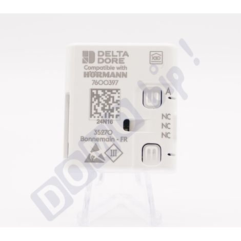 Passerelle X3D DELTA DORE pour Hörmann – Intégration domotique 868,3 MHz – Compatible application Tydom – Dimensions compactes 36 x 41 x 8 mm