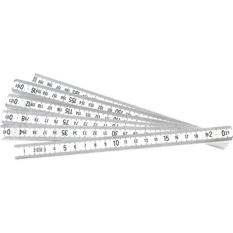 Brüder Mannesmann M 810-PVC-2 Maßstab 2 m Kunststoff