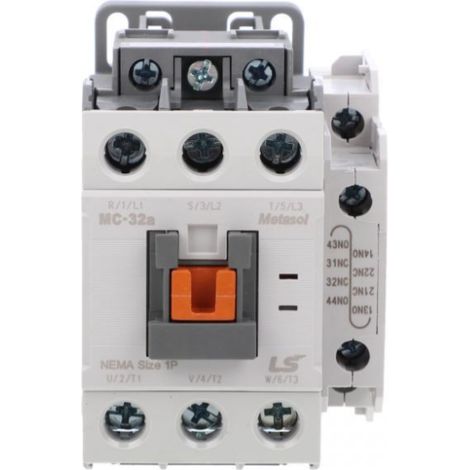 Contattore 32A 3P 15kW 24V DC 1Z1R MC-32a 24VDC 1a1b