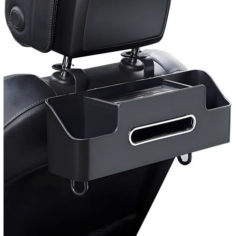Multifunctional car seat organizer with hanging tissue holder and cup holder (1/5)