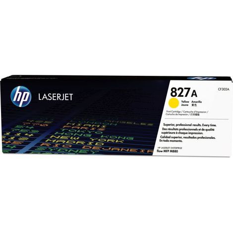 HP Cartucho de tóner original LaserJet 827A amarillo (1/5)