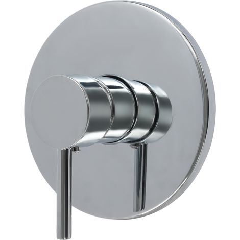 【Chauffage et ventilation】G1/2" Mitigeur Robinets De Douche en Laiton Vanne De Dérivation Mélangeur D'eau Froide et Chaude Robinet De Baignoire Pour Salle De Douche/salle De Bain (1/5)