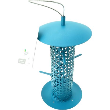 Colonne à arachides Jado turquoise ø 14 x 26.5 cm, pour oiseaux - animallparadise