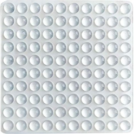 100 transparente, rutschfeste Silikonpads