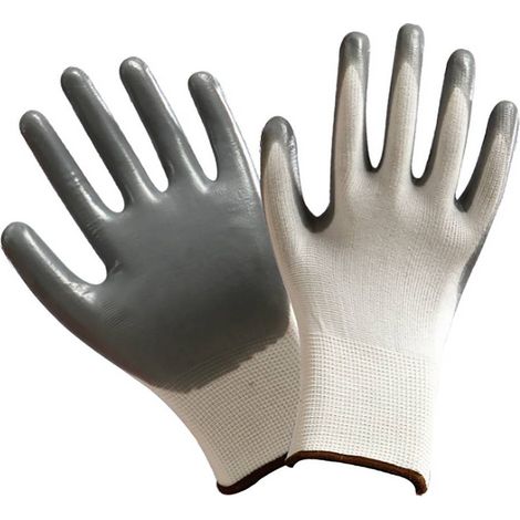 GUANTI IN NITRILE/POLIESTERE Tg. 7 (S)
