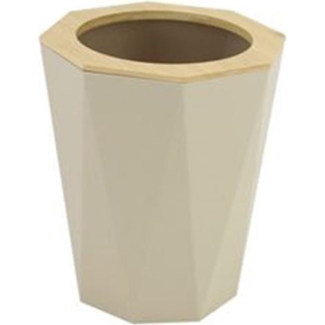 Panier Panier Hexagonal Poubelle Géométrique Beige Baignoire 10845 (1/3)