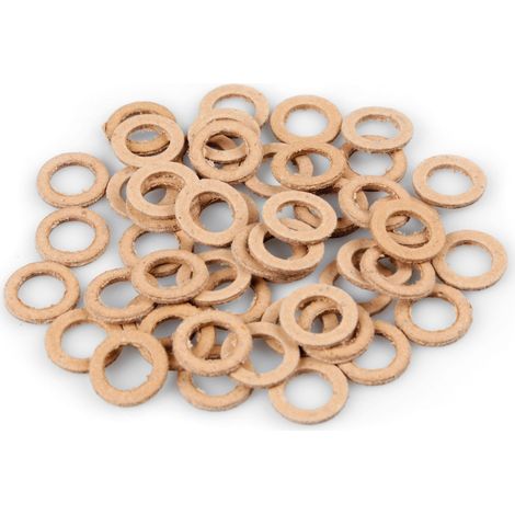 Set 50 pezzi guarnizione in salpa, Ø 10.5x17x2 mm (1/3)