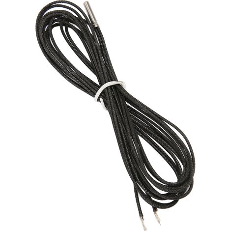 Sonde de température PT1000 550BW pour CR 10, plaquée cuivre, pour V6, en laiton résistant à la chaleur, avec résistance, 150 cm (59 pouces).