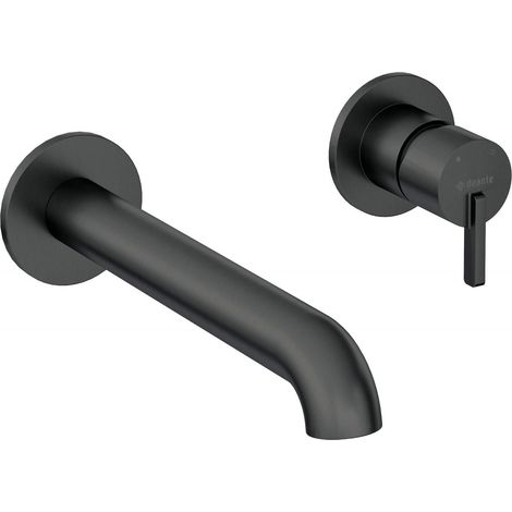 Deante Silia Waschbeckenarmatur Matt Schwarz Minimalistisches Design
