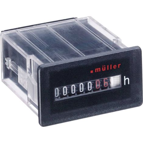 Müller BW 30.18 230V 50Hz Compteur d'heures de fonctionnement Compteur à rouleaux (1/4)
