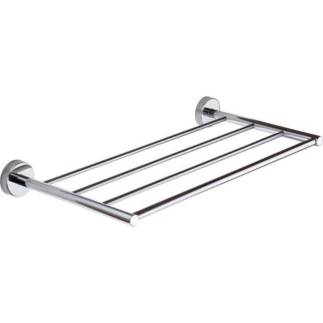 Portsalviette a 4 barre 50 cm in acciaio inox lucido  MIRA-C kamalu