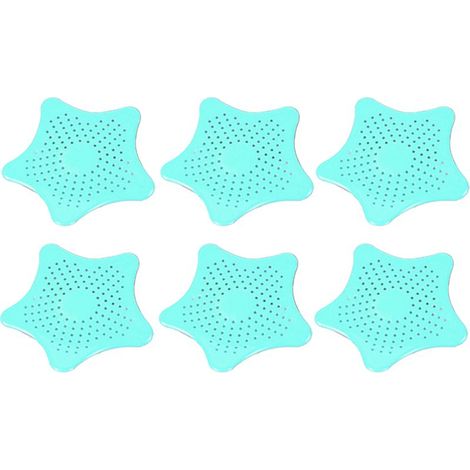 Grille de caniveau en forme d'étoile de mer, récupérateur de cheveux, couvercle de caniveau (1/5)