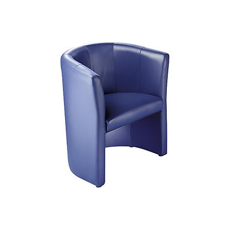 NOWY STYL  Poltrona club  rivestimento in poliuretano  blu