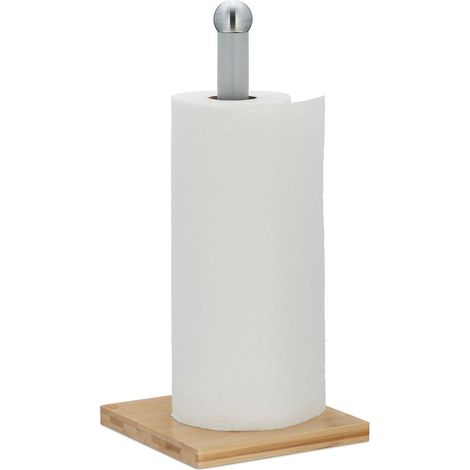 1 Support essuie-tout vertical,bambou,fer,stable,kitchen (1/5)