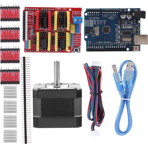 Quimat CNC Shield Kit mit Schrittmotor für 3D-Drucker (1/5)