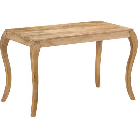 Tavolo da Pranzo in Legno Massello di Mango 118x60x76cm vidaXL (1/5)