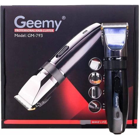 TRADE SHOP - Taglia Capelli Professionale A Batteria Trimmer Per Capelli Barba Geemy Gm-793 - (1/3)