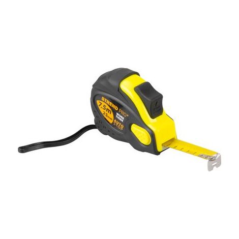 Meter Strend Pro WorkTiger 7H, 7,5 m, 25 mm, Autostopp, Rollbandmaß, gummiert