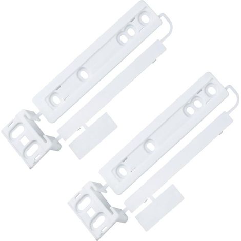 Set mit 2 Schiebetürschienen für Kühlschränke – kompatibel mit AEG Kühlschrankzubehör 223034904/1, 223034904 – Einbaukühlschrank mit Schiebetür