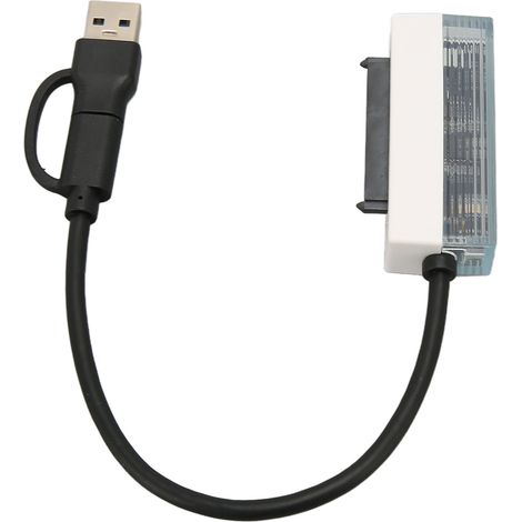 Adaptateur USB vers SATA 6 Gbit/s, câble Type-C USB 2.0 3.0 pour disque dur SATA 2,5 pouces (1/5)